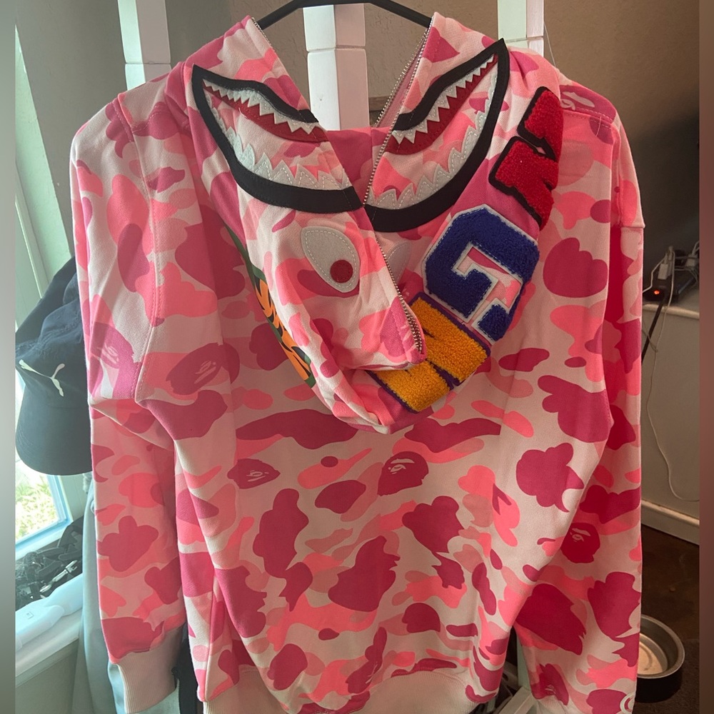 Bape hoodie, new with tags, size large